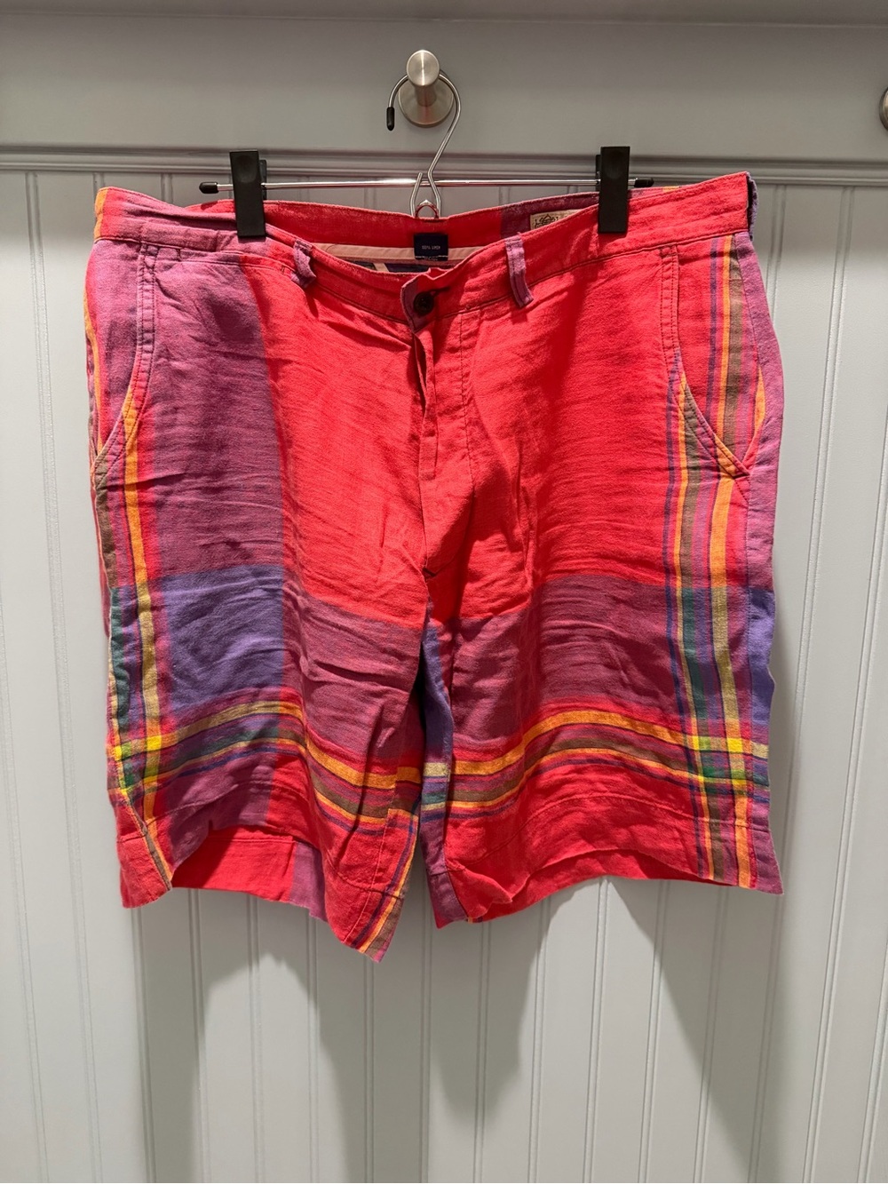 Ralph Lauren Multi-Stripe Cotton Shorts